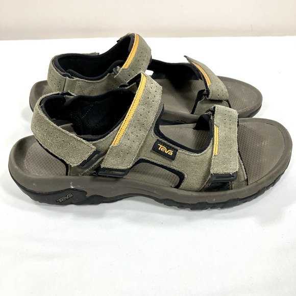 Teva Men's Size 12 Katavi 2 Sport Comfort Suede Adjustable Sport Sandals - Picture 1 of 7